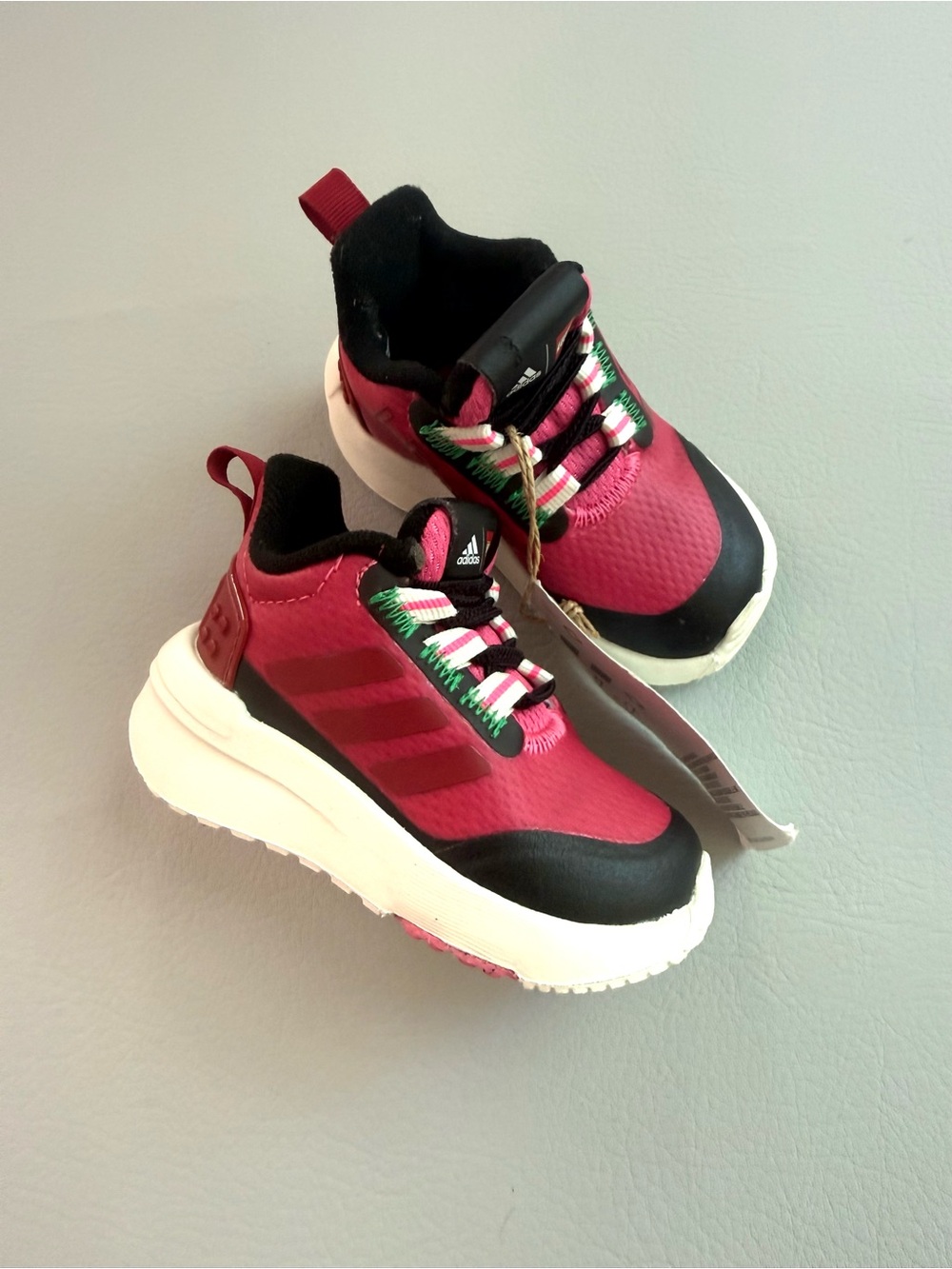 Adidas LEGO x Racer TR Little Kids Toddler 4 4K Sneakers Pulse Magenta GW6419